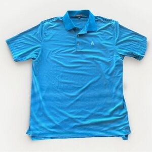 Peter Millar Summer Comfort Polo Shirt Mens Extra Large Striped Stretch Golf